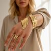 Pulseira-e-Anel-Folha-Dourado-5